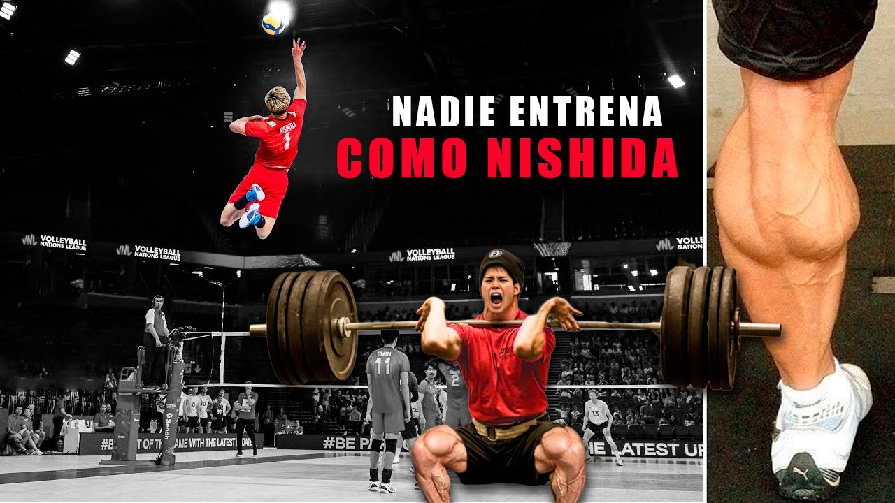 ¿Cómo es el BRUTAL entrenamiento de NISHIDA? Ejercicios Físicos para VOLEY