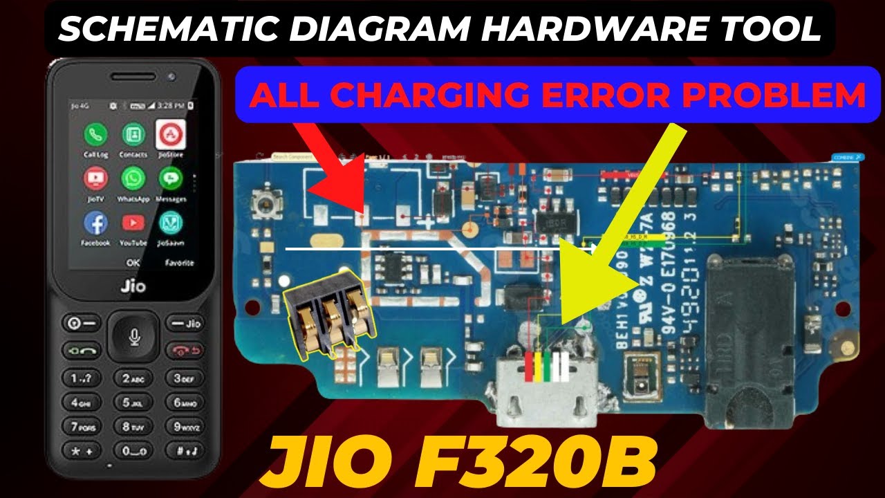 jio f320b charging not working problem solution | error | Schematic Diagram | DMR SOLUTION