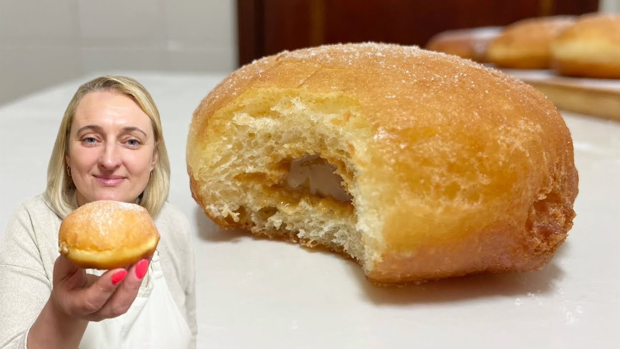Receita de Bola de Berlin o famoso sonho de padaria 🥯