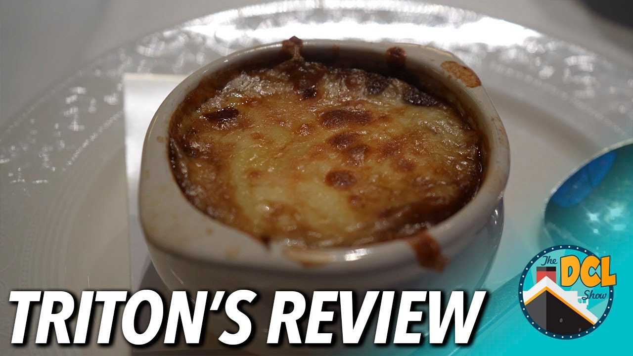 Обзор ресторана Triton's Dining Review о Диснеевском чуде с любимым французским луковым супом Пита