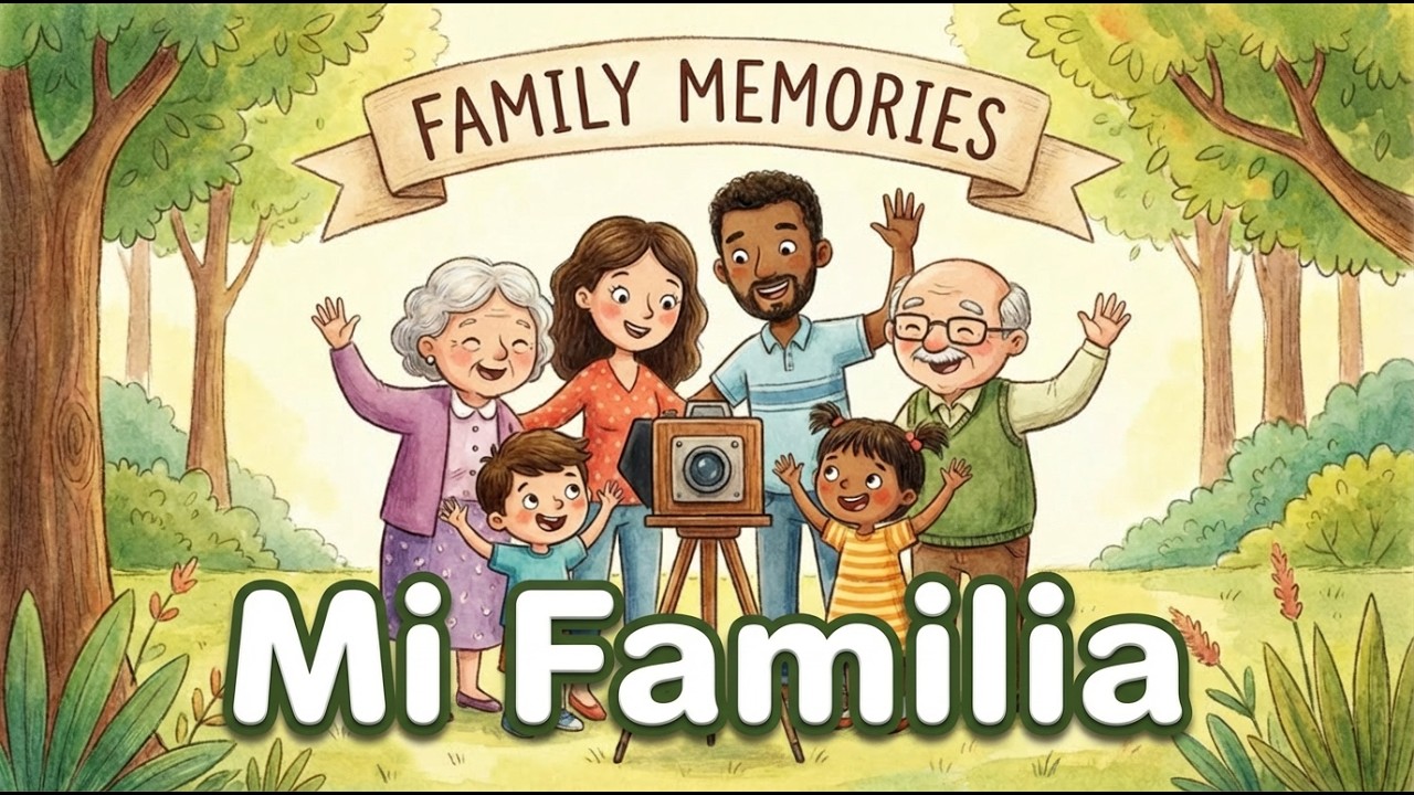 Canción de Mi Familia 👨‍👩‍👧 Amo a Mamá y Papá | CherryChoco | Canciones Infantiles