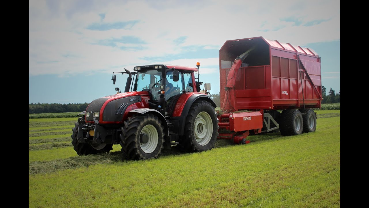[HD] Valtra mit JF-Stoll und METSJÖ Vagnen in Schweden