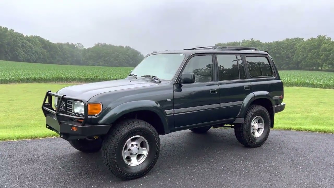 1997 Toyota Land Cruiser Collectors Edition with 2 Inch lift and new leather