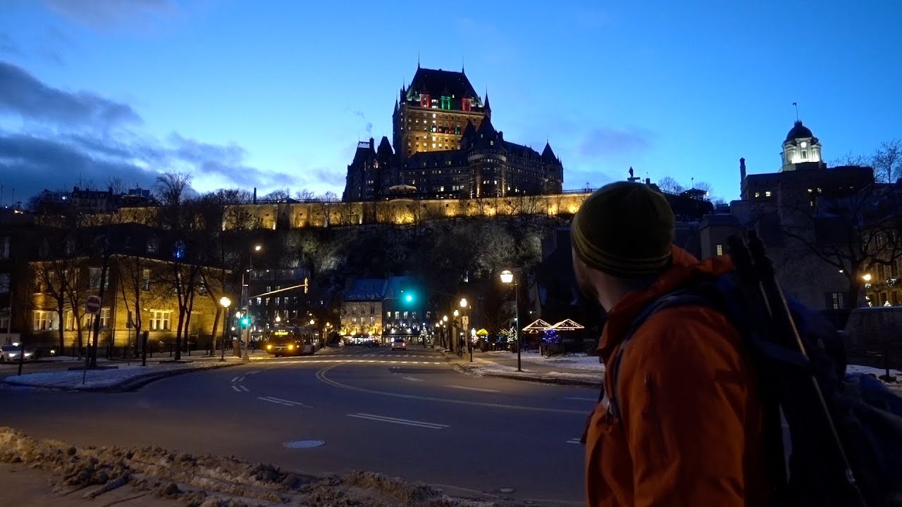 Balade dans le Vieux-Québec - photographie en pause longue