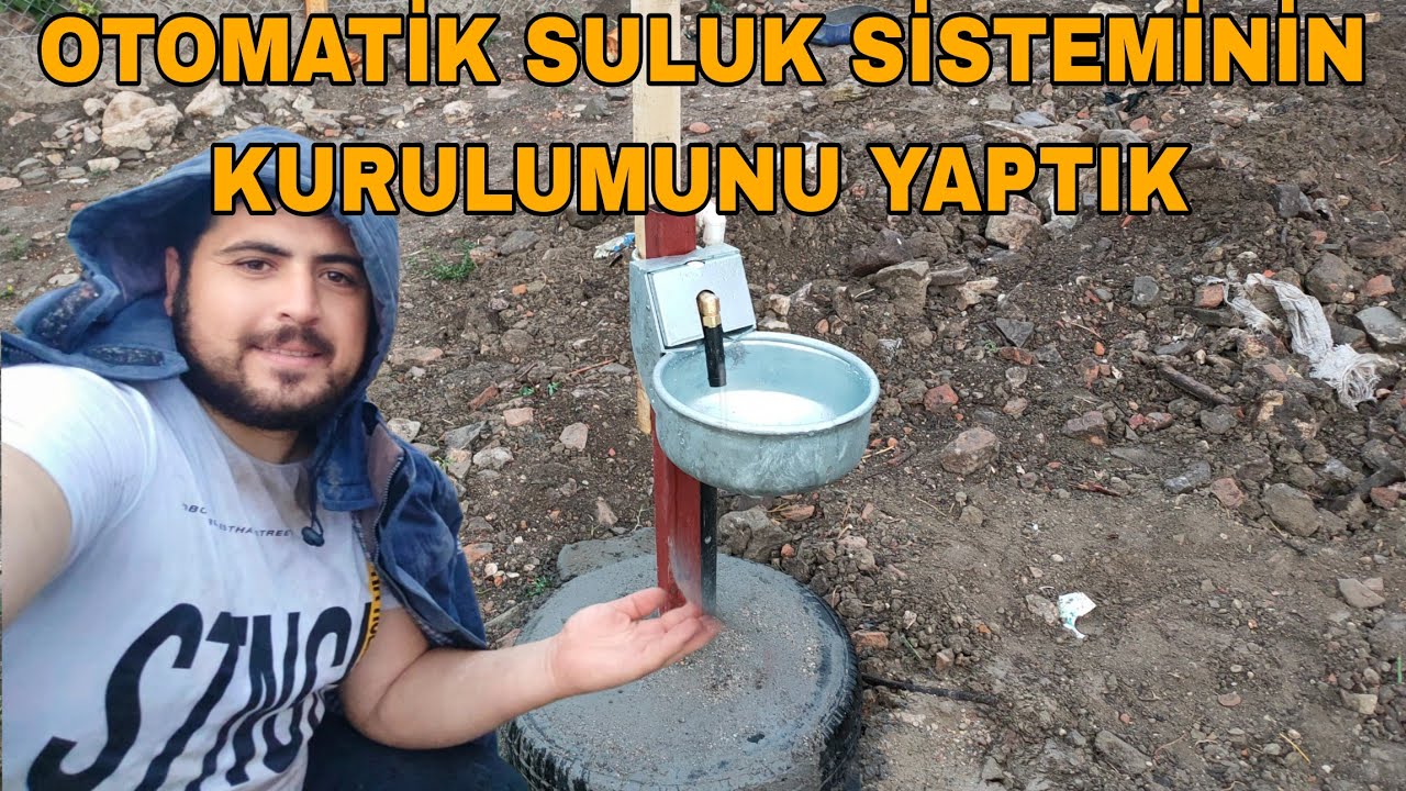 30 METRE SU HATTI DÖŞENDİ~OTOMATİK SULUK SİSTEMİNİ KURDUK