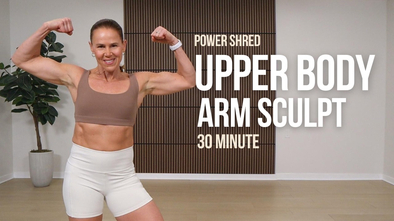 New Year Workout Challenge Day 3: 30 Min Upper Body Strength Power Shred Weeks 1 & 2