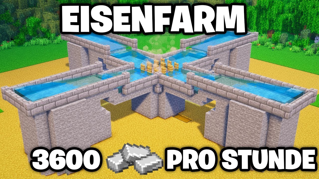 Minecraft Eisenfarm bauen 1.21 Tutorial - Eisenfarm bauen in Minecraft 1.21 Tutorial