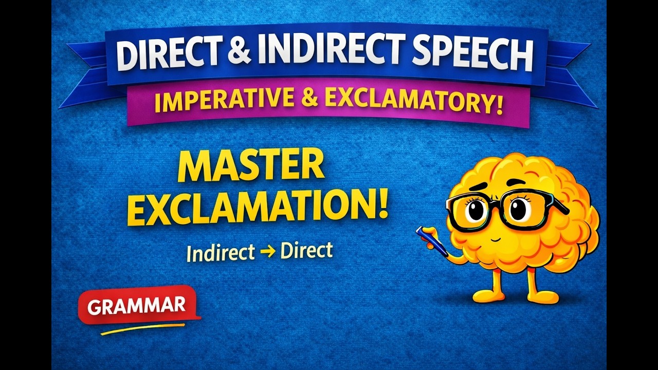 Phase 3 of Indirect to Direct Speech