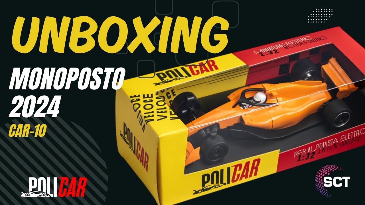 Monoposto Policar Car10 F2024 #slotcar #slotcars #slotcarracing