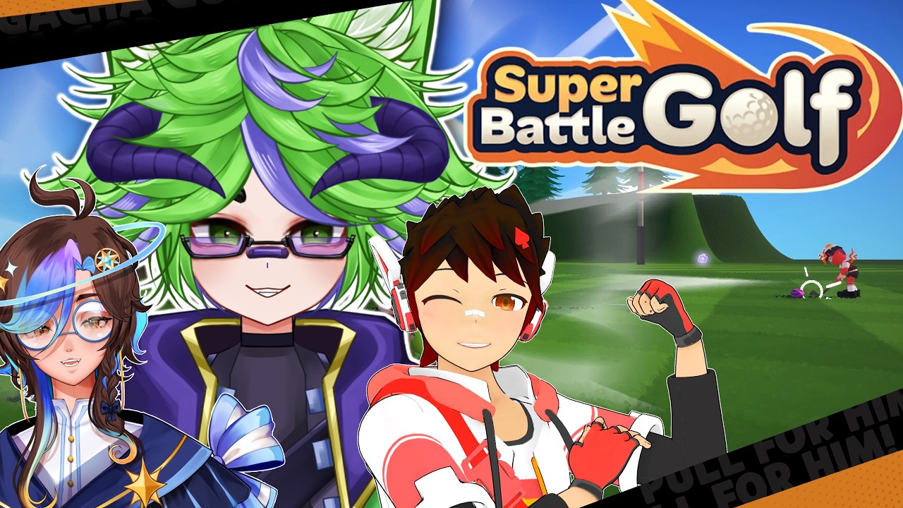 【SUPER BATTLE GOLF】abusing my power in GOLF!! 😁