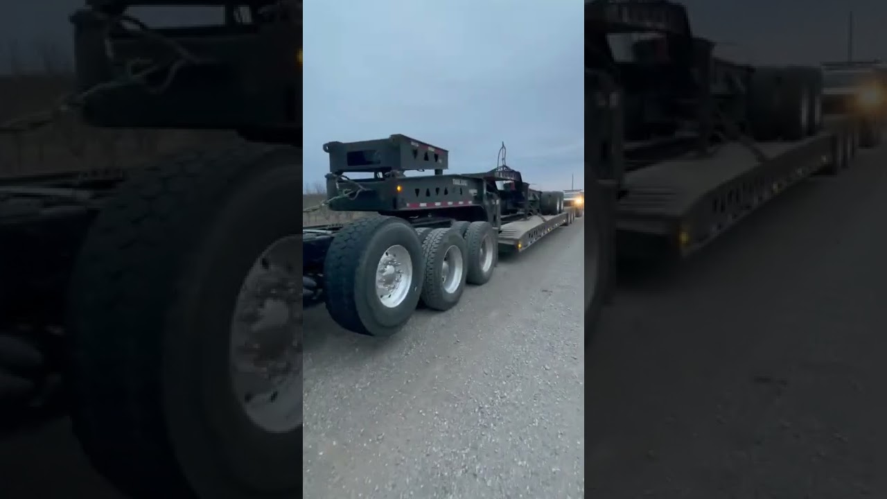 2021 Peterbilt 389 18 speed heavy haul!! 🚛💨 #peterbilt389 #heavyhaul #lowboy #rookie #learning
