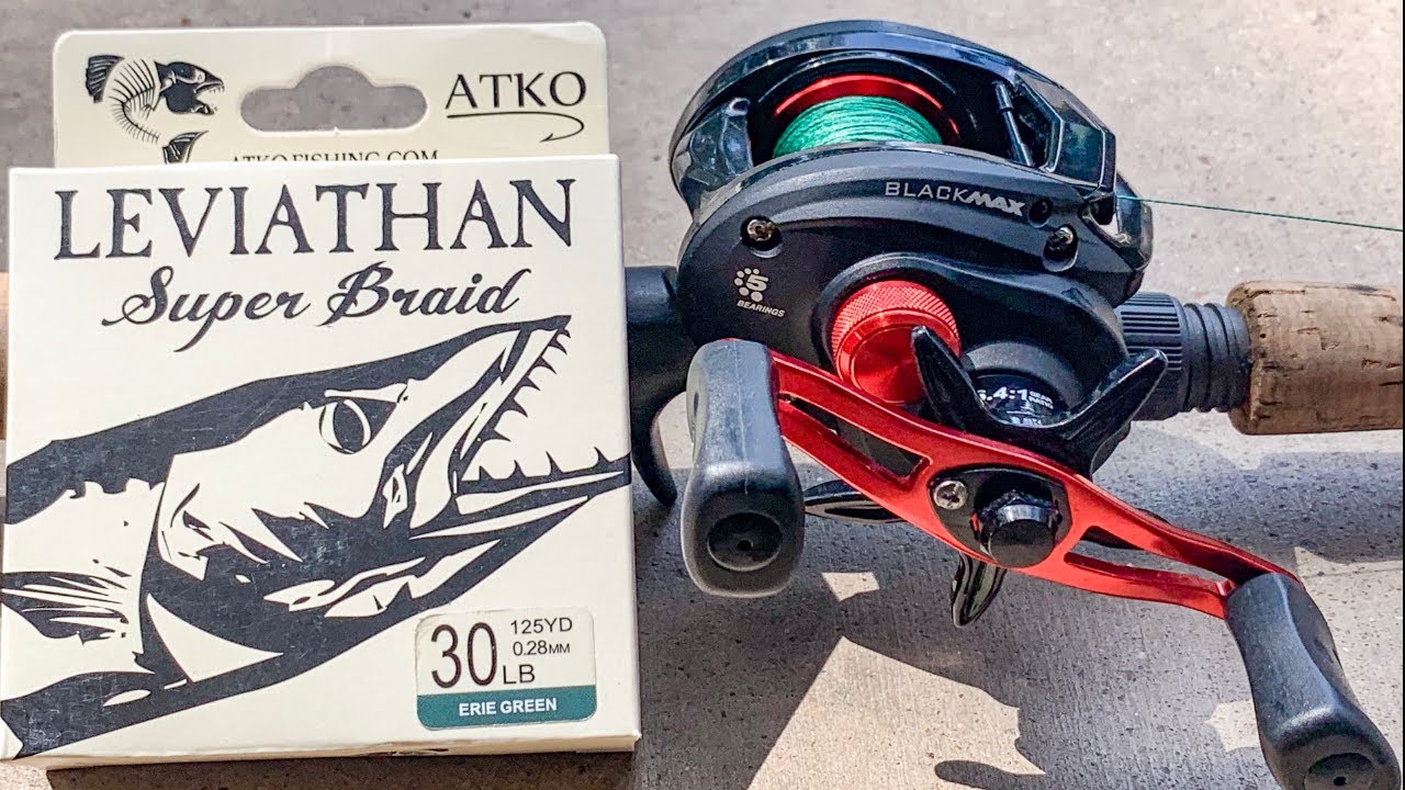 How I Put Line on a Baitcaster - Abu Garcia BLACK MAX