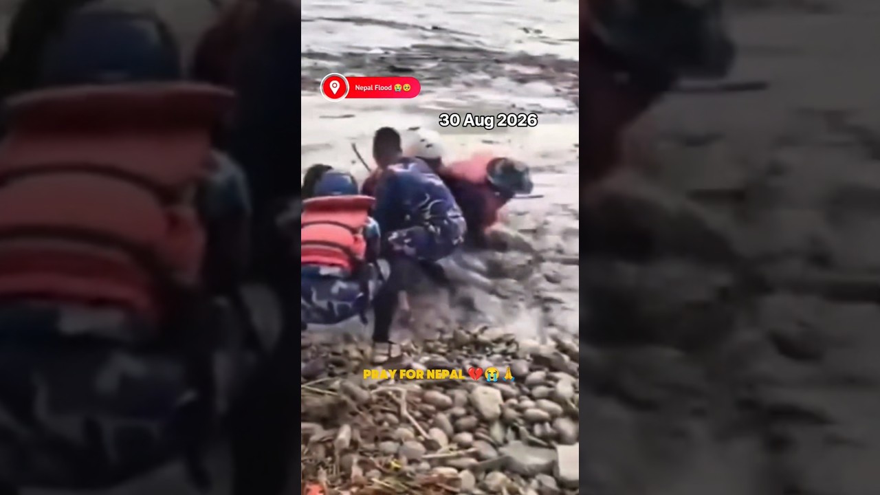 Nepal Flood: Many People Are Death and missing 🥺💔 #nepal #flood #rasuwa