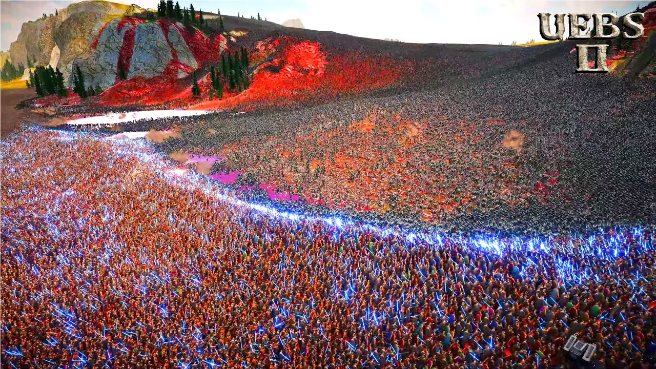 1,200,000 HUMANITY ARMY vs 3,000,000 ORCS, ZOMBIES & ALIENS | Battle Simulator 2 | UEBS 2