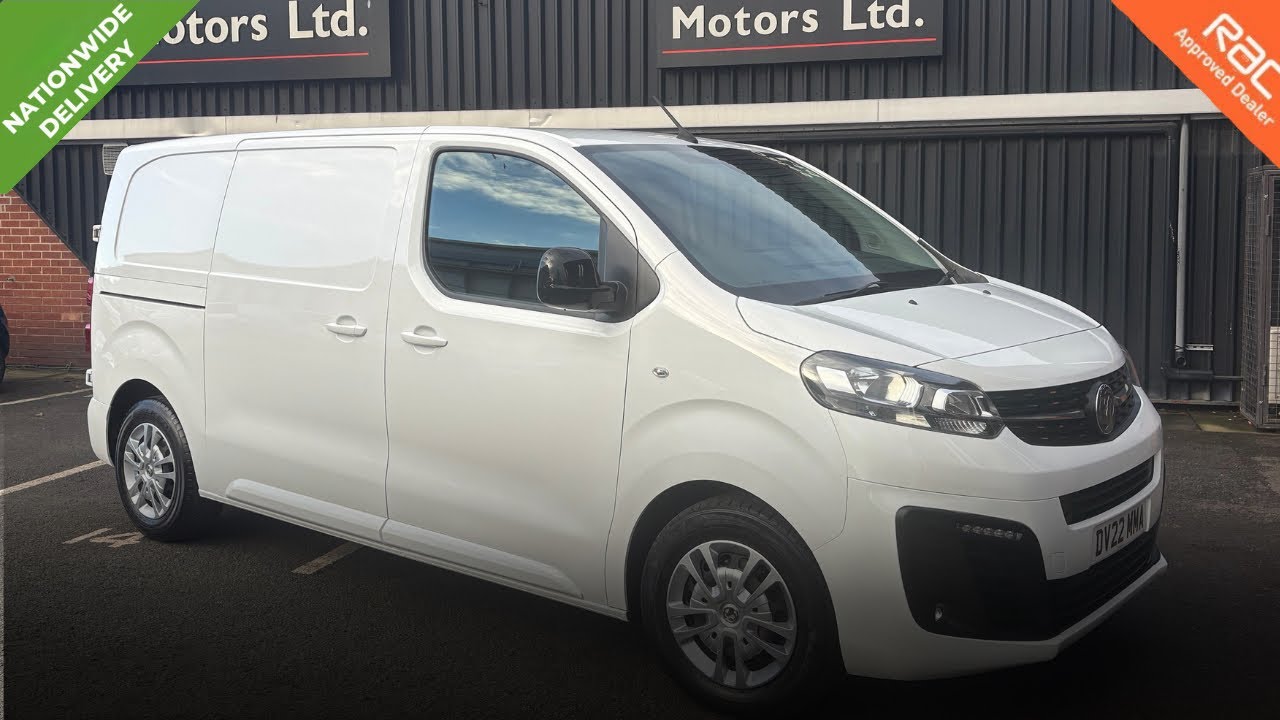 Vauxhall Vivaro 1.5 Turbo D 2700 Sportive L1 Panel Van (U2001)Sportive Trim • Euro 6 •