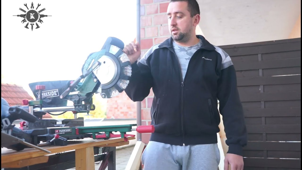 PARKSIDE® Kapp- und Zugsäge PZKS 2000 B2. Къщичката на Гошко, част 1, основи. Настолен циркуляр