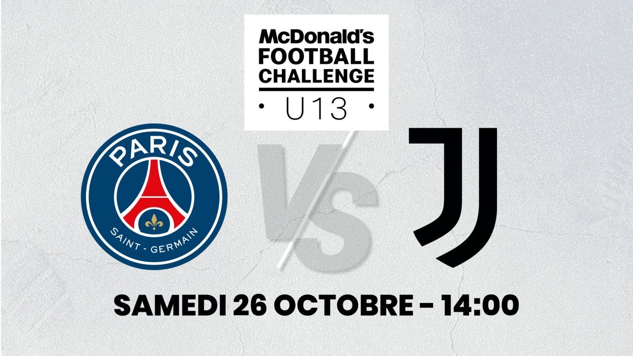 U13 PSG – JUVENTUS (samedi 14h00)
