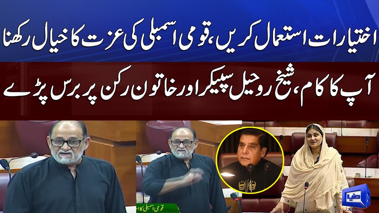 PNLN Leader Sheikh Rohail Asghar Hard Speech in National Assembly Session