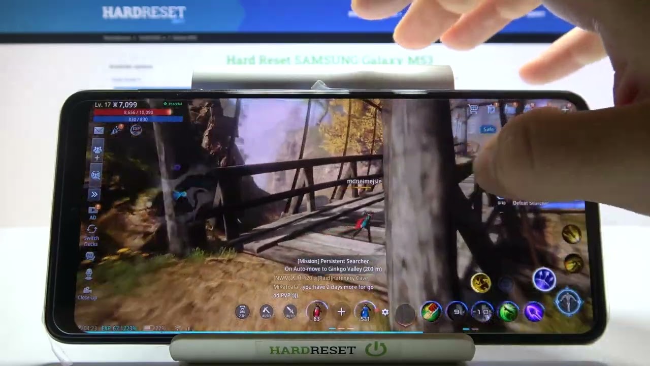 Samsung 🪐 M53 - MIR4 MMORPG | GAMING Test | Super AMOLED Plus, 120Hz | $360