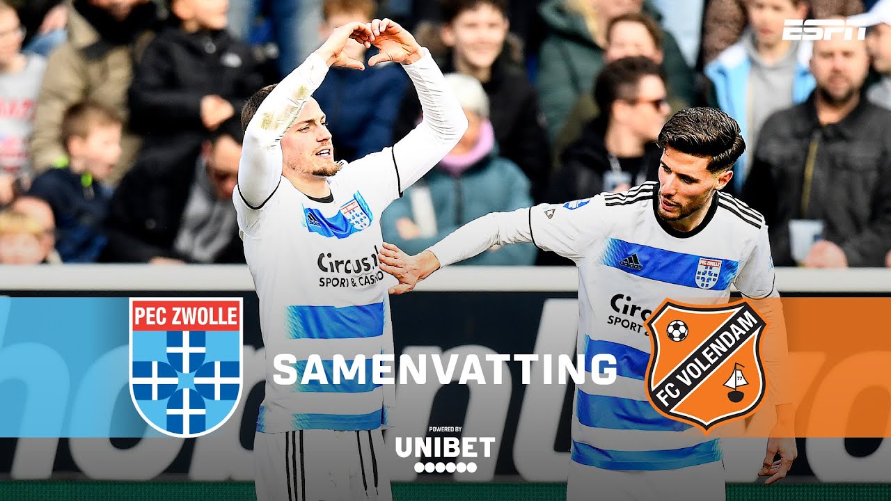 🎯 HEERLIJKE VRIJE TRAP van Davy van den Berg 🔥 | Samenvatting PEC Zwolle - FC Volendam