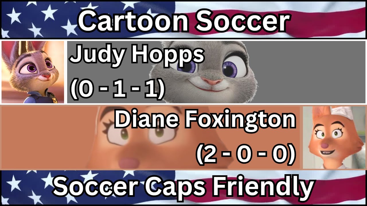 Cartoon Soccer Friendly: Judy Hopps vs Diane Foxington (January 21st, 2026)