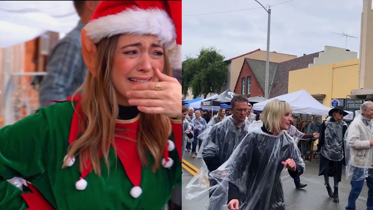 Magical Christmas Flash Mob Proposal in Downtown Ventura!!!