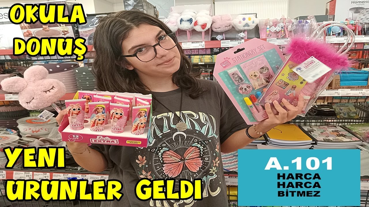 A101 YEPYENİ OKUL MALZEMELERİ GELDİ🔔 OKULA DÖNÜŞ A101 OKUL ALIŞVERİŞİ 2023 2024 BACK TO SCHOOL