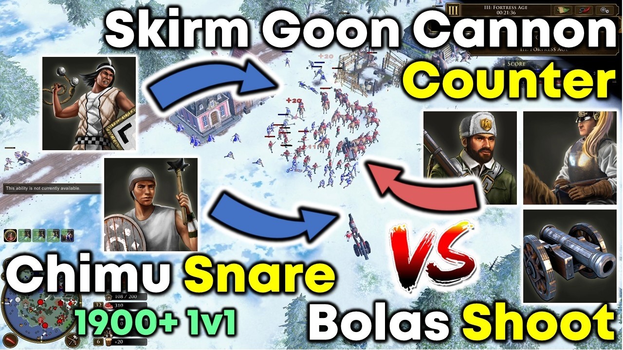 Casted Game #43 Skirm Goon Cannon Counter | Chimu Snare Bolas Shoot | 1900+ 1v1