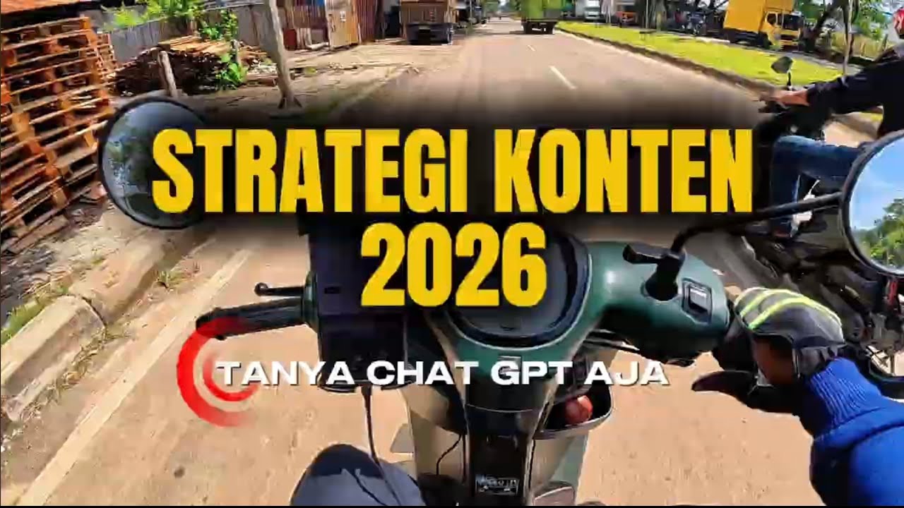 STRATEGI KONTEN 2026..‼️ Tanya Chat GPT Aja.. ‼️ #dailymotovlog 