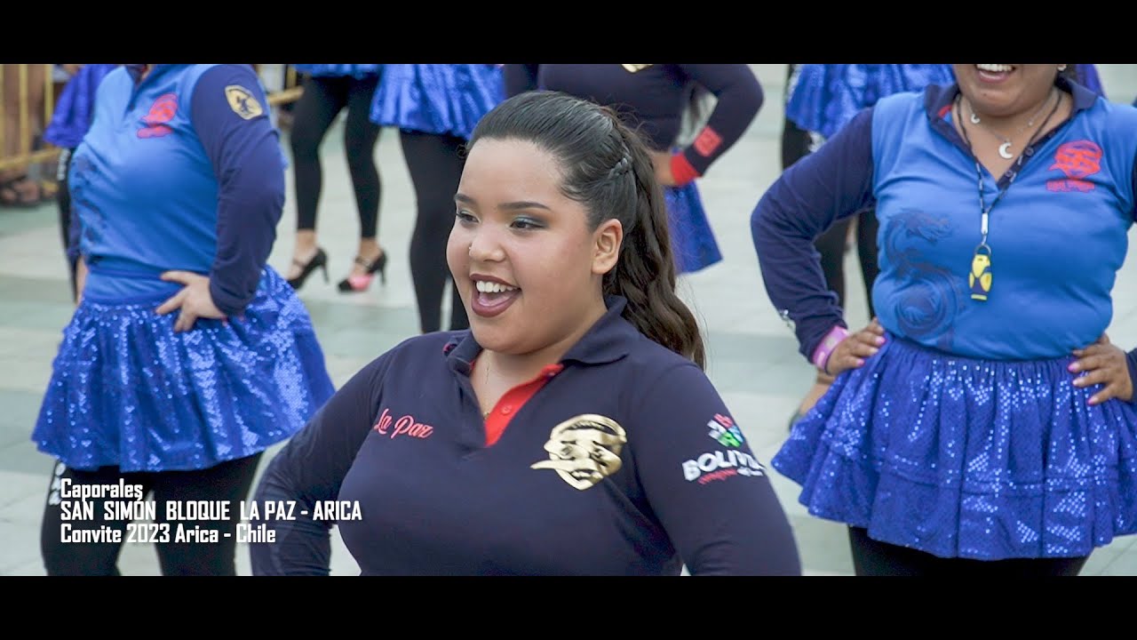 Convite Carnaval 2023 Caporales San Simón Bloque La Paz Arica Parte 1/2