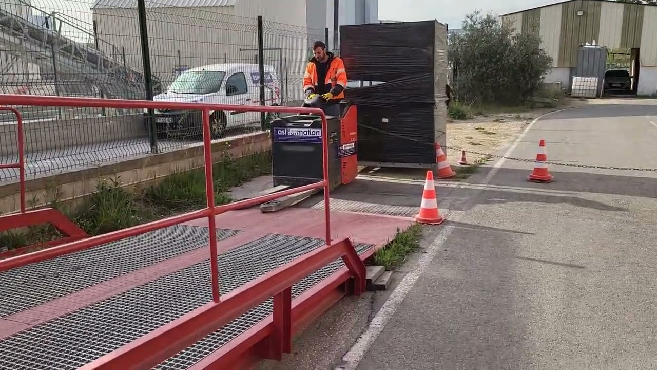 Formation et exam 1 3 5 au caces à la conduite d'un chariot prise de poste #caces3 #cacesmarseille