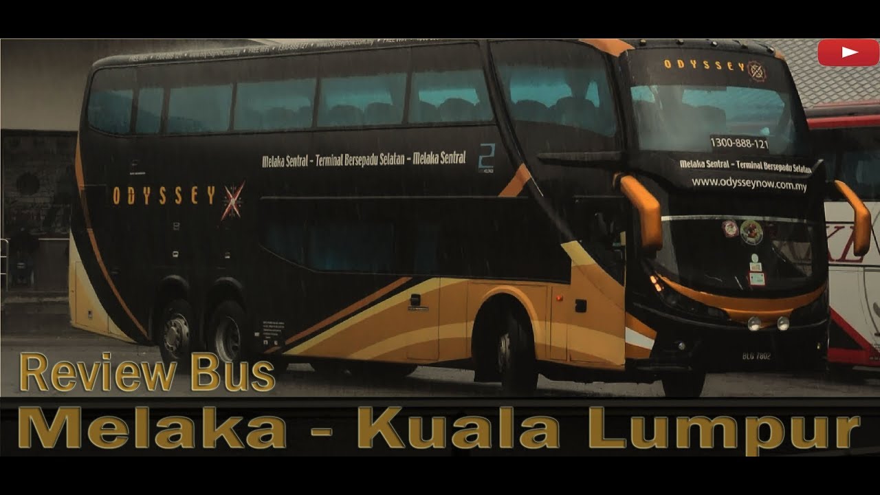 Bus Odissey Double Decker || Melaka - Kuala Lumpur