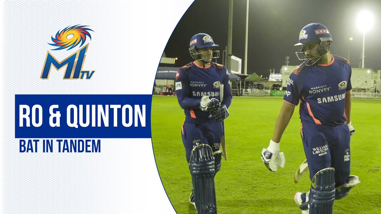 Rohit & QdK BAT in tandem | रोहित और क्विंटन की बल्लेबाज़ी | Dream11 IPL 2020