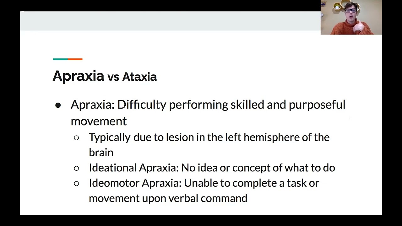 Movement Disorders Following A Stroke (Ataxia and Apraxia)