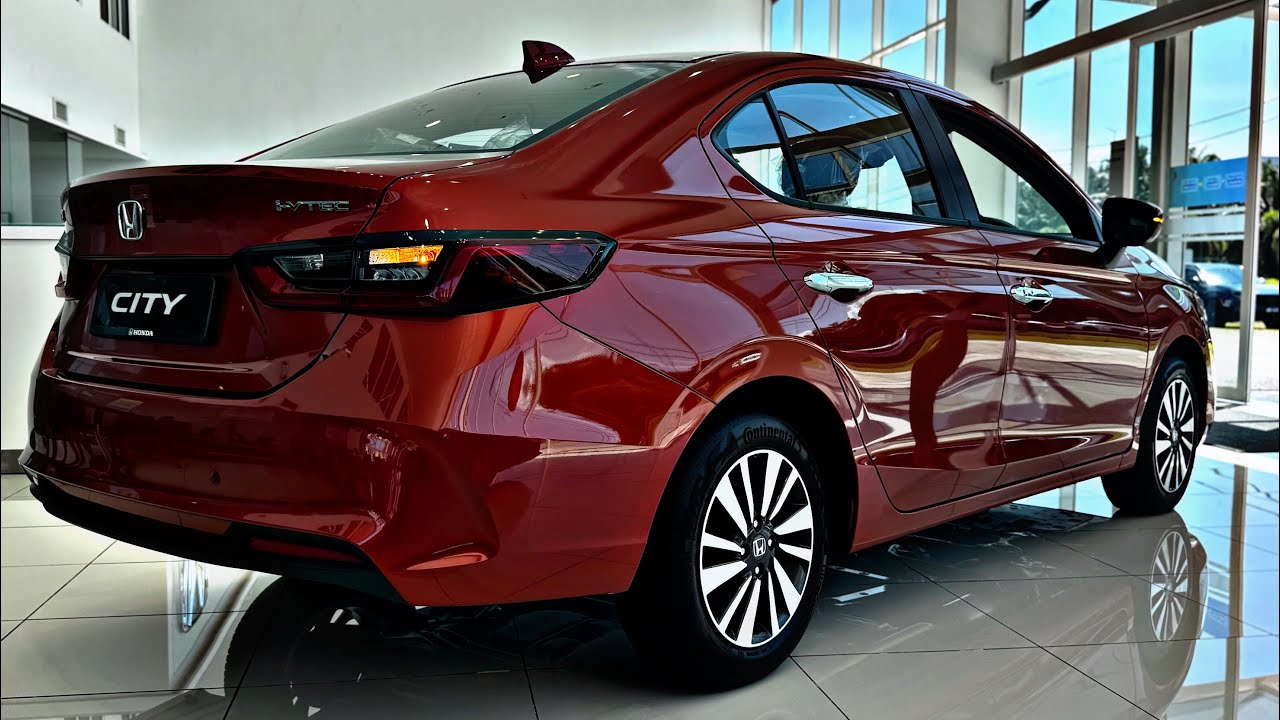 (2025) New Honda City 1.5L | Phoenix Orange Pearl Color | Walkaround in 4k