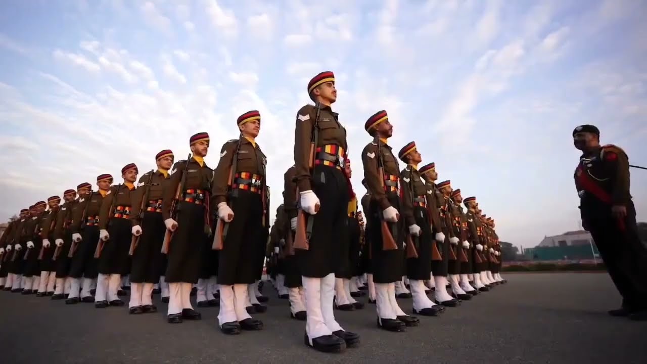 Republic day parade practice by Indian army