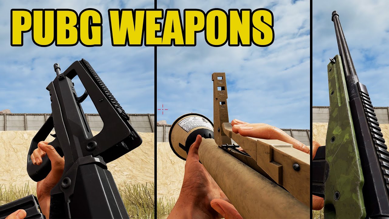 All PUBG Weapons Showcase Up To Date 2024 (PlayerUnknown's Battlegrounds)