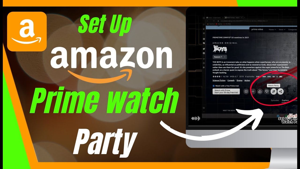 How To Set Up Amazon Prime Watch Party - Watch Movies With Friends- Complete Guide