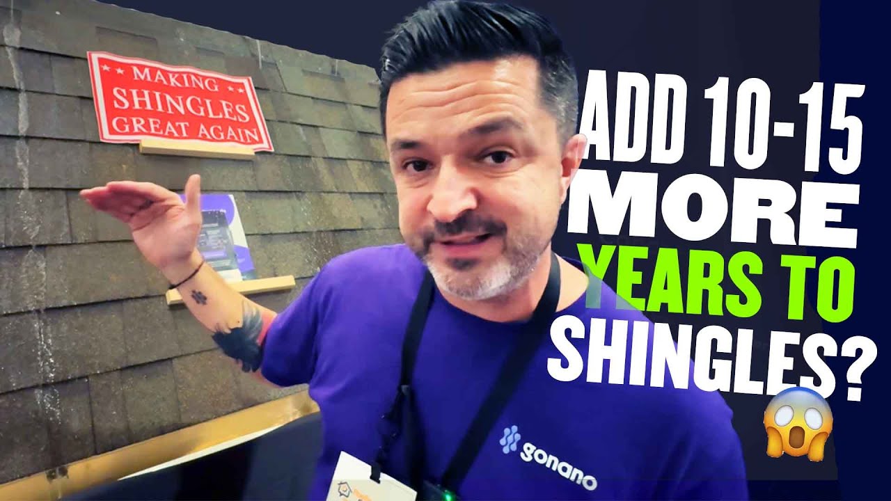 GoNano Shingle Saver Demonstration (Add 10-15 more years to roof?)