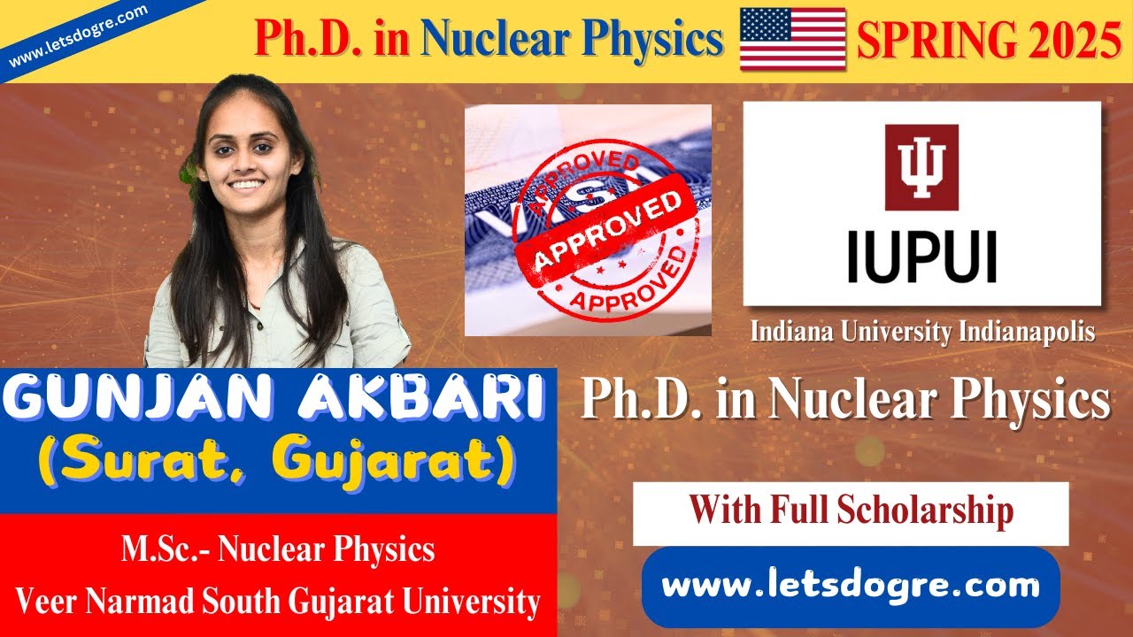 From Surat to Indiana University, USA | Ph.D. in Nuclear Physics - Full Scholarship | VISA Approved