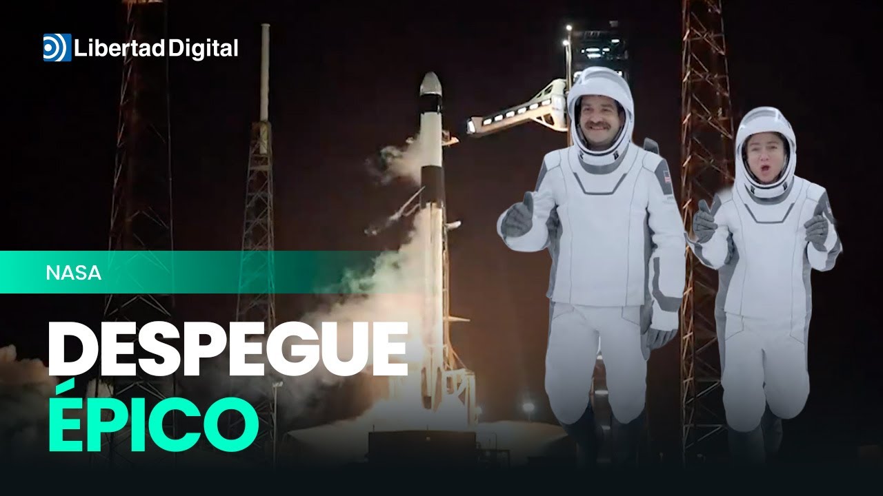 Despega el Falcon 9 con la nave Dragon que llevará a Sophie Adenot a la Estación Espacial