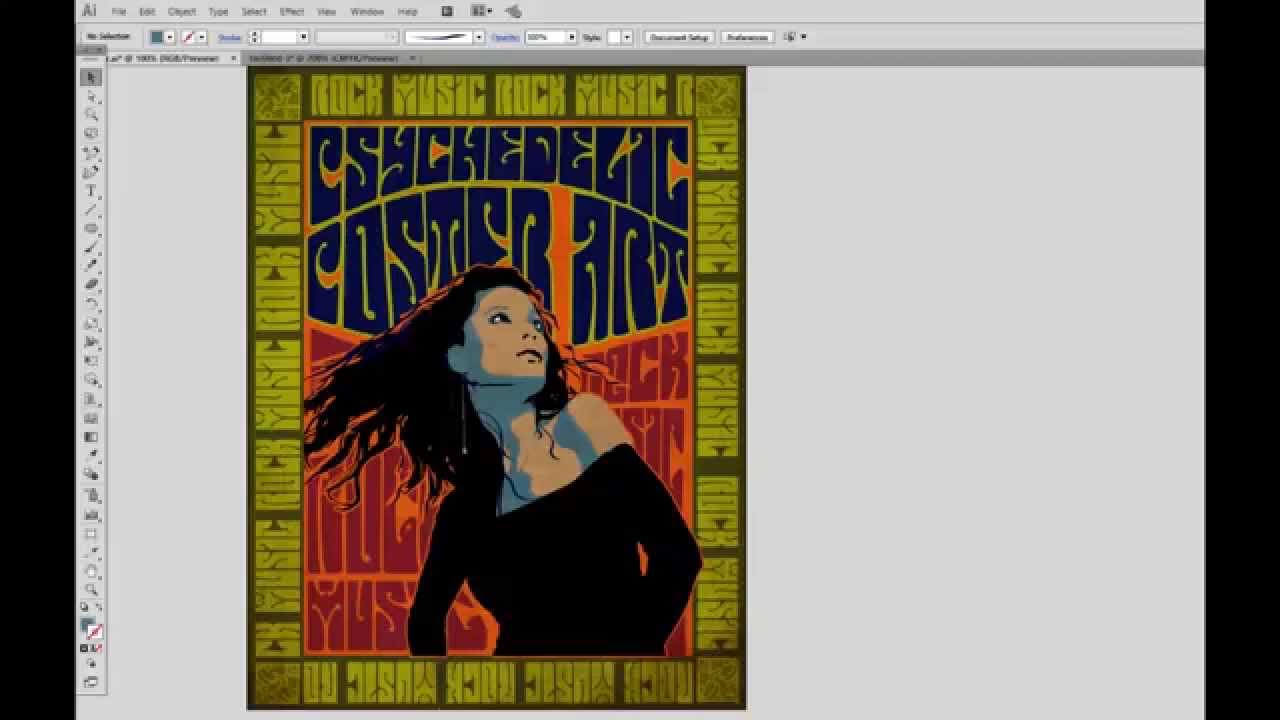 Designing a Retro Poster in Adobe Illustrator