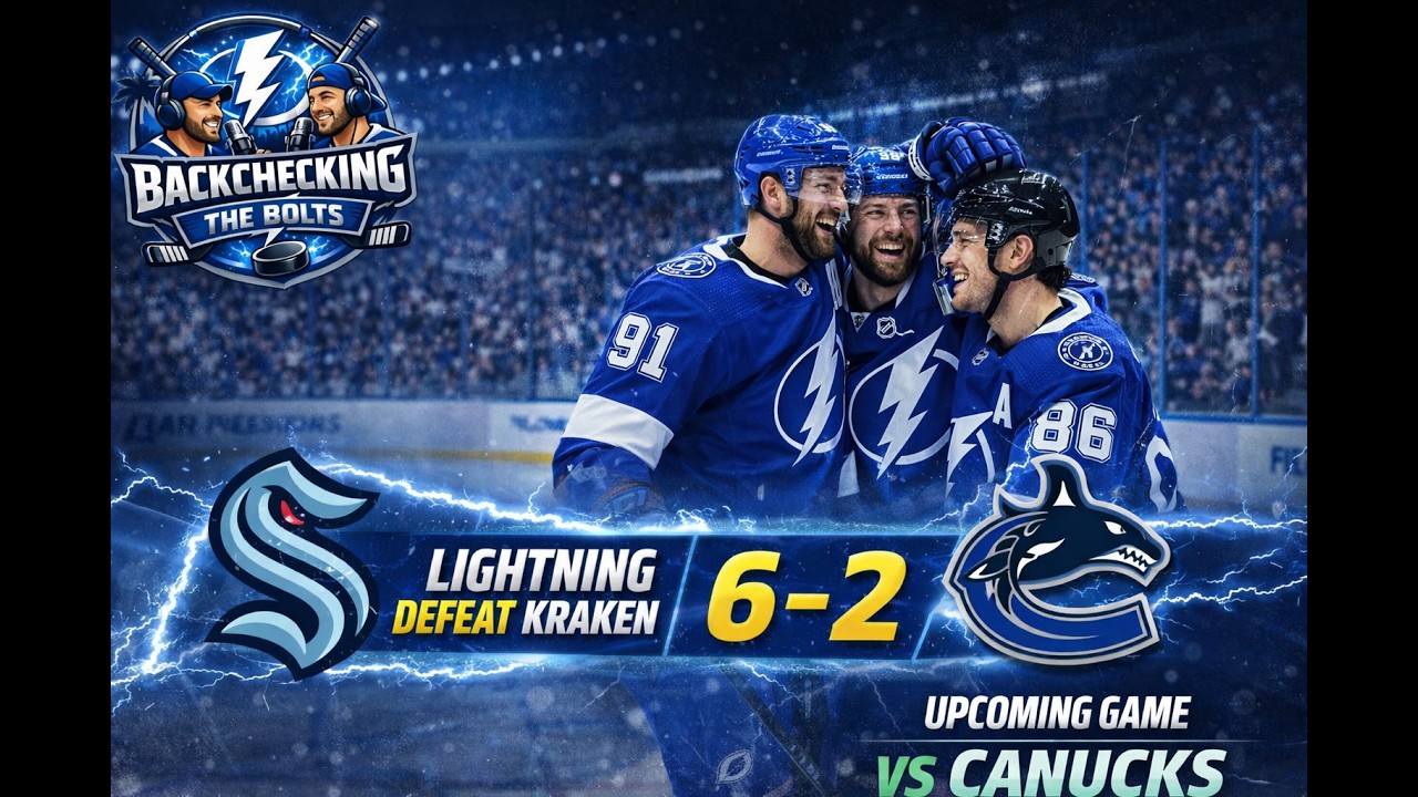 Bolts Roll 6-2 in Seattle! ⚡ Kucherov Hat Trick + Canucks Preview & NHL Updates