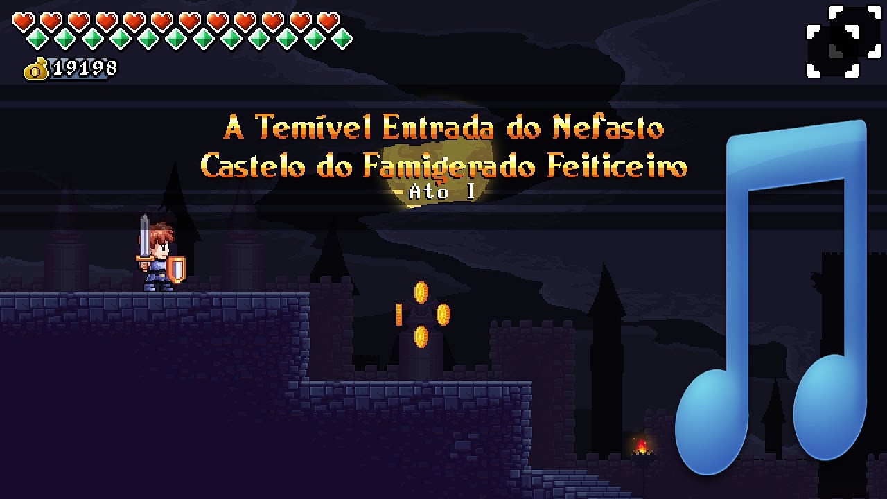A Lenda do Her&oacute;i - 7-1 - A Tem&iacute;vel Entrada do Castelo do Famigerado Feiticeiro - M&uacute;sica Limpa