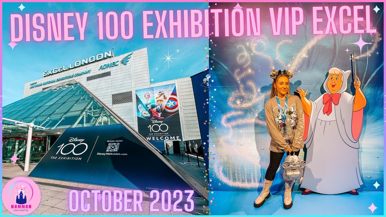 Disney 100 Exhibition VIP Tickets London Excel October 2023 Walt Disney Princess Star Wars Marvel