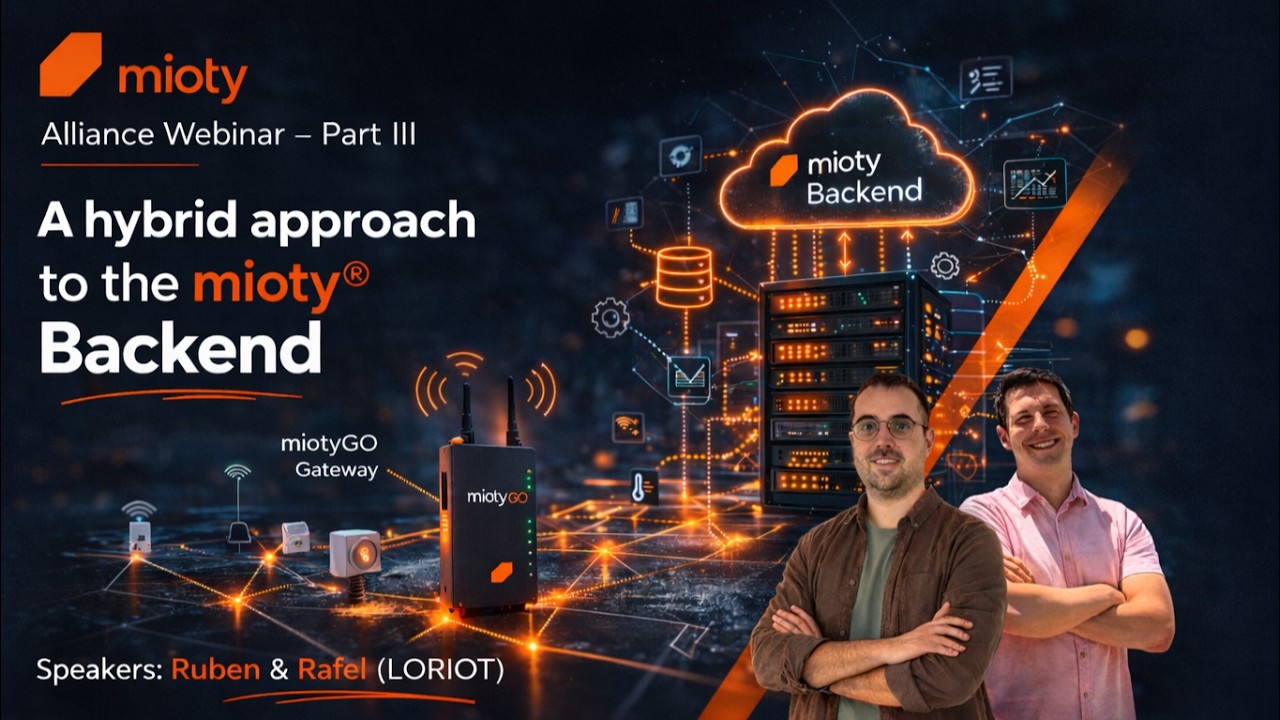 Webinar Part III: A hybrid approach to the mioty® Backend