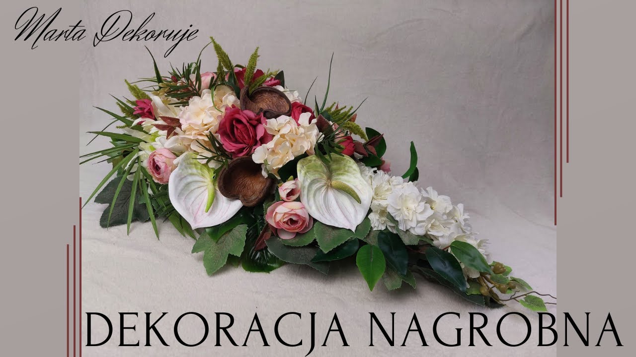 DEKORACJA NAGROBNA NA WSZYSTKICH ŚWIĘTYCH