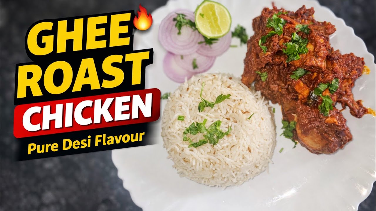 South Indian Ghee Roast Chicken👉 Spicy, Aromatic & Irresistible#chickenrecipe#spicychicken