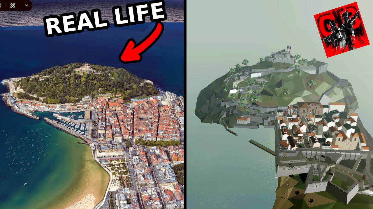 Кишки в Blackpowder: реальные места (исследование Google Earth)