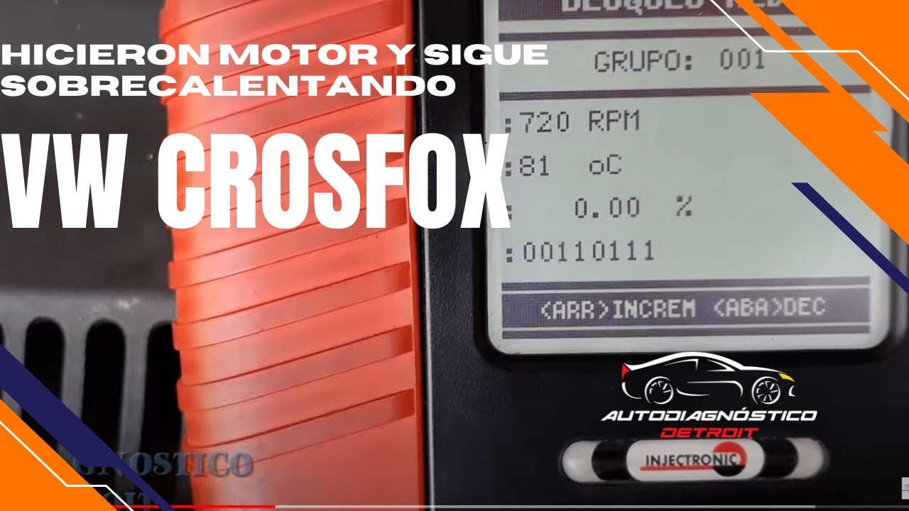VW CROSSFOX SOBRE CALIENTA EL MOTOR